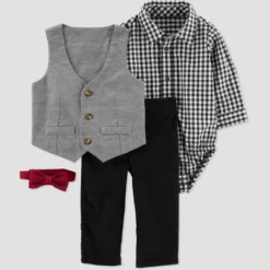Carter's Just One You®️ Baby Boys' Vest & Bottom Set - Gray -Carter's Just One You GUEST 074ccebb 0a84 4a44 81c4 d295b899c1f6