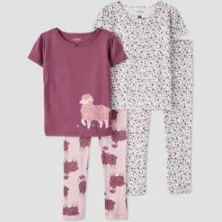 Carter's Just One You® Toddler Girls' Sheep And Ditsy Floral Short Sleeve Pajama Set - Purple 7 Carter's Just One You® Toddler Girls' Sheep And Ditsy Floral Short Sleeve Pajama Set - Purple -Carter's Just One You GUEST 079759f2 b1ee 4cb1 9523 5b51d643ce3a