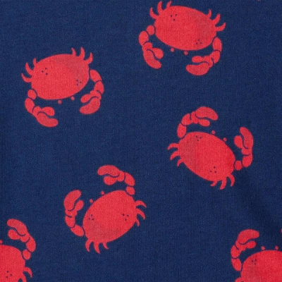 Carter's Just One You® Baby Boys' Crab Romper - Navy Blue/Red 4 Carter's Just One You® Baby Boys' Crab Romper - Navy Blue/Red - Image 2