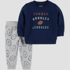 Carter's Just One You®️ Baby Boys' 2pc Football Top & Bottom Set - Navy Blue -Carter's Just One You GUEST 080f64d1 7124 4eec 8b9b 3e5395e68a3d