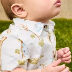 Carter's Just One You® Baby Boys' Safari Top & Bottom Set - White/Brown -Carter's Just One You GUEST 0b327092 70c0 4b9e 9d7c eec726256021