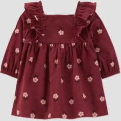 Carter's Just One You® Baby Girls' 2pc Floral Dress - Maroon