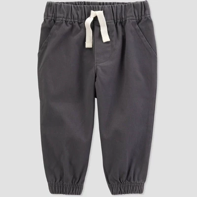 Carter's Just One You® Baby Boys' 3pc Top & Bottom Vest Set - Brown/Gray 4 Carter's Just One You® Baby Boys' 3pc Top & Bottom Vest Set - Brown/Gray - Image 2