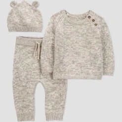 Carter's Just One You® Baby 3pc Marled Sweater Top & Pants Set - Brown 9 Carter's Just One You® Baby 3pc Marled Sweater Top & Pants Set - Brown -Carter's Just One You GUEST 10f44548 d67a 4794 933e aba6acfebcb3
