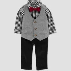 Carter's Just One You®️ Baby Boys' Vest & Bottom Set - Gray -Carter's Just One You GUEST 11b370c6 b7ac 4fdd ad69 84a27244352c