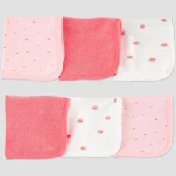 Carter's Just One You®️ Baby Strawberry Washcloth - Pink: Cotton Terry, 9x9, Food Pattern 8 Carter's Just One You®️ Baby Strawberry Washcloth - Pink: Cotton Terry, 9x9, Food Pattern -Carter's Just One You GUEST 15a03638 f313 4f70 8d7b f8c935f5d334