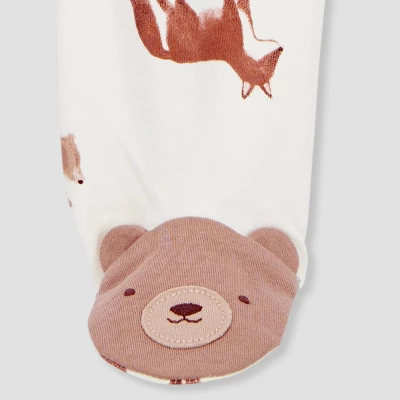 Carter's Just One You® Baby Wilderness Animals Sleep N' Play - Cream 5 Carter's Just One You® Baby Wilderness Animals Sleep N' Play - Cream - Image 3