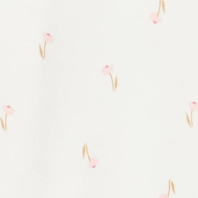 Carter's Just One You® Baby Girls' 2pc Floral Comfy Soft Top & Bottom Set - Ivory 4 Carter's Just One You® Baby Girls' 2pc Floral Comfy Soft Top & Bottom Set - Ivory - Image 2