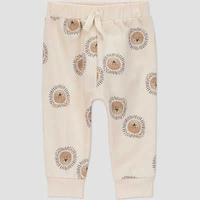 Carter's Just One You® Baby Boys' 4pc Lion Top & Bottom Set - Gray/Brown 3 Carter's Just One You® Baby Boys' 4pc Lion Top & Bottom Set - Gray/Brown