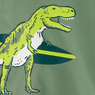 Carter's Just One You® Toddler Boys' 2pc Dinosaur Rash Guard Set - Green 4 Carter's Just One You® Toddler Boys' 2pc Dinosaur Rash Guard Set - Green - Image 2