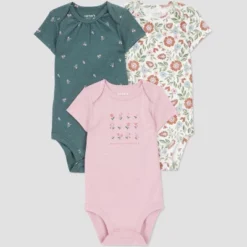 Carter's Just One You® Baby Girls' 3pk Short Sleeve Floral Bodysuit - Pink 11 Carter's Just One You® Baby Girls' 3pk Short Sleeve Floral Bodysuit - Pink -Carter's Just One You GUEST 21d67d55 f91b 4ba5 8ca1 13a27cc18c5b