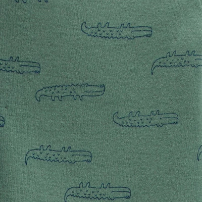 Carter's Just One You® Baby Boys' 6pk Striped And Animal Print Bodysuit - Green/White/Blue 7 Carter's Just One You® Baby Boys' 6pk Striped And Animal Print Bodysuit - Green/White/Blue - Image 5