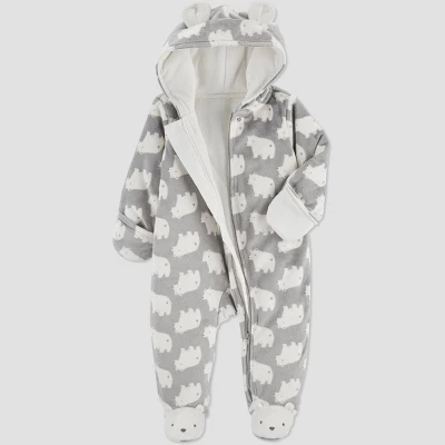 Carter's Just One You®️ Baby Polar Bear Jumper - Gray 7 Carter's Just One You®️ Baby Polar Bear Jumper - Gray - Image 5