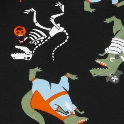 Carter's Just One You® Toddler Boys' Halloween Skeleton And Dinosaurs Short Sleeve Pajama Set - Orange/Black -Carter's Just One You GUEST 24009b13 c031 4568 85d7 c23950b534e6