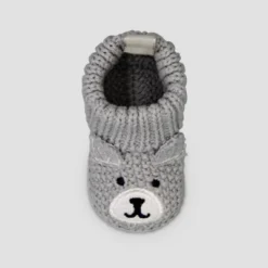 Carter's Just One You® Baby Boys' Knitted Bear Slippers - Gray: Newborn Bootie Shoes, Pull-On Design 5 Carter's Just One You® Baby Boys' Knitted Bear Slippers - Gray: Newborn Bootie Shoes, Pull-On Design -Carter's Just One You GUEST 2a525e9f dbb8 42eb bd92 184d8f6c9a45