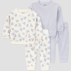 Carter's Just One You® Baby Girls' 4pc Floral Top & Jogger Pants Set - Blue 13 Carter's Just One You® Baby Girls' 4pc Floral Top & Jogger Pants Set - Blue -Carter's Just One You GUEST 2d4b3012 0524 4541 b24e e3b3d33c6919