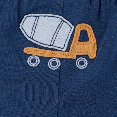 Carter's Just One You® Baby Boys' 3pc Construction Printed Bodysuit Set - Blue 5 Carter's Just One You® Baby Boys' 3pc Construction Printed Bodysuit Set - Blue - Image 3