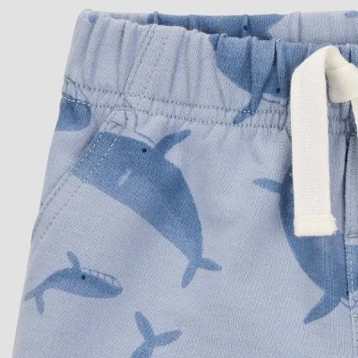 Carter's Just One You®️ Baby Boys' Textured Whale Top & Bottom Set - Navy Blue 4 Carter's Just One You®️ Baby Boys' Textured Whale Top & Bottom Set - Navy Blue - Image 2