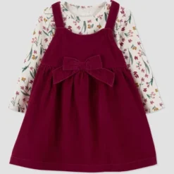 Carter's Just One You®️ Baby Girls' Floral Top & Skirtall Set - Burgundy 11 Carter's Just One You®️ Baby Girls' Floral Top & Skirtall Set - Burgundy -Carter's Just One You GUEST 39cee35f 4f90 434b b97a c397c3ad4720