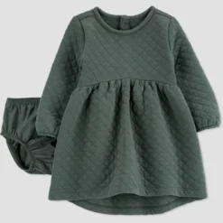 Carter's Just One You®️ Baby Girls' Quilted Dress - Green 9 Carter's Just One You®️ Baby Girls' Quilted Dress - Green -Carter's Just One You GUEST 3ad16b76 4dfb 4cfe 9674 c010027a1360