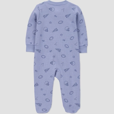 Carter's Just One You® Baby Boys' Sports Printed Sleep N' Play -Blue 3 Carter's Just One You® Baby Boys' Sports Printed Sleep N' Play -Blue