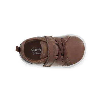 Carter's Just One You®️ Baby Solid Sneakers - Brown 4 Carter's Just One You®️ Baby Solid Sneakers - Brown - Image 2