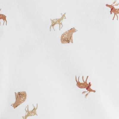 Carter's Just One You®️ Baby Boys' Reindeer Top & Overalls Set - Brown/Cream 6 Carter's Just One You®️ Baby Boys' Reindeer Top & Overalls Set - Brown/Cream - Image 4