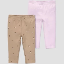 Carter's Just One You® Baby Girls' 2pk Forest Pants - Purple -Carter's Just One You GUEST 3f55687e d232 48c7 86d4 1f36512ecce3