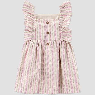 Carter's Just One You® Baby Girls' Striped Dress 4 Carter's Just One You® Baby Girls' Striped Dress - Image 2