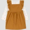 Carter's Just One You® Baby Girls' 2pc Floral Ruffle Jumper Set - Brown 1 Carter's Just One You® Baby Girls' 2pc Floral Ruffle Jumper Set - Brown -Carter's Just One You GUEST 440c182e 3b51 4a01 8854 e79d37ac3d3e
