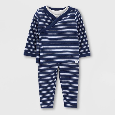 Carter's Just One You® Baby Boys' 3pc Sunshine Top & Bottom Set - Navy Blue 3 Carter's Just One You® Baby Boys' 3pc Sunshine Top & Bottom Set - Navy Blue