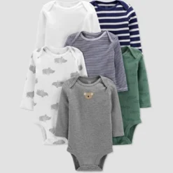 Carter's Just One You® Baby Boys' 6pk Striped And Animal Print Bodysuit - Green/White/Blue 15 Carter's Just One You® Baby Boys' 6pk Striped And Animal Print Bodysuit - Green/White/Blue -Carter's Just One You GUEST 492a6b56 679d 4067 8474 8ad3e5a78cd4