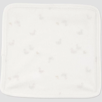 Carter's Just One You®️ Baby Duck Washcloth - Gray: Cotton Terry Animal Print 9"x9" 4 Carter's Just One You®️ Baby Duck Washcloth - Gray: Cotton Terry Animal Print 9"x9" - Image 2