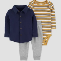 Carter's Just One You® Baby Boys' Striped Top & Bottom Set - Brown 9 Carter's Just One You® Baby Boys' Striped Top & Bottom Set - Brown -Carter's Just One You GUEST 5066de59 6d58 4f0f a881 db6db1857966