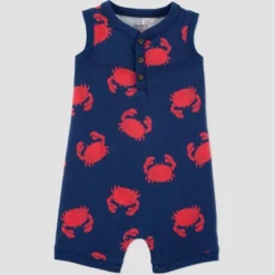 Carter's Just One You® Baby Boys' Crab Romper - Navy Blue/Red 7 Carter's Just One You® Baby Boys' Crab Romper - Navy Blue/Red -Carter's Just One You GUEST 52be4007 977c 4a7a a5d6 df7776c56be1