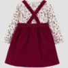 Carter's Just One You®️ Baby Girls' Floral Top & Skirtall Set - Burgundy -Carter's Just One You GUEST 5357b37e 2322 461c 89e7 66dc23a425a0