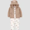 Carter's Just One You® Baby Boys' 3pc French Terry Bear Sweatshirt And Pants Set - Brown -Carter's Just One You GUEST 573c7031 fd70 4f41 b320 ecbcd716c569