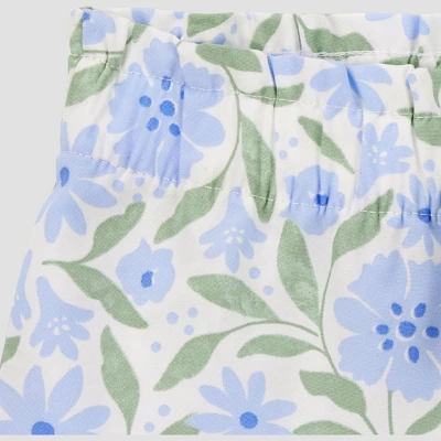 Carter's Just One You® Baby Girls' Floral Top & Bottom Set - Green/Blue 4 Carter's Just One You® Baby Girls' Floral Top & Bottom Set - Green/Blue - Image 2