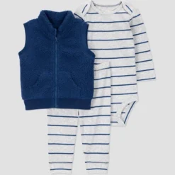 Carter's Just One You® Baby Boys' 3pc Vest & Pants Set - Blue 11 Carter's Just One You® Baby Boys' 3pc Vest & Pants Set - Blue -Carter's Just One You GUEST 5843b866 2395 47f6 ba61 0882bd7955c9