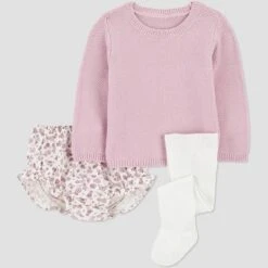 Carter's Just One You® Baby Girls' 3pc Floral Sweater & Bloomer With Tights Set - Pink 11 Carter's Just One You® Baby Girls' 3pc Floral Sweater & Bloomer With Tights Set - Pink -Carter's Just One You GUEST 59820103 2118 428c 9c13 4c2793eaba12