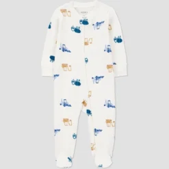 Carter's Just One You® Baby Boys' Cars Printed Sleep N' Play - Cream -Carter's Just One You GUEST 5b6b85ff bb00 4cd3 acf1 3800ee67c118