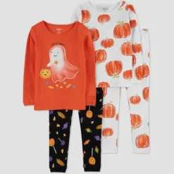 Carter's Just One You® Toddler Girls' Halloween Ghost Candy And Pumpkins Long Sleeve Pajama Set - Pink 7 Carter's Just One You® Toddler Girls' Halloween Ghost Candy And Pumpkins Long Sleeve Pajama Set - Pink -Carter's Just One You GUEST 5e3734ff 865f 493d 9020 477720a0a4c5