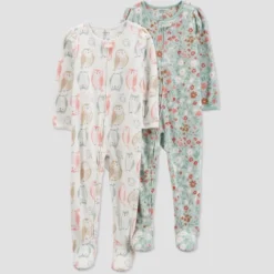 Carter's Just One You®️ Toddler Girls' 2pk Florals And Owls Fleece Footed Pajama - Ivory/Green 15 Carter's Just One You®️ Toddler Girls' 2pk Florals And Owls Fleece Footed Pajama - Ivory/Green -Carter's Just One You GUEST 60e0c477 2fa2 4b80 94cc 45df6c19c865