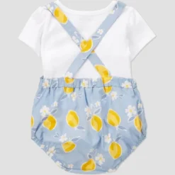 Carter's Just One You® Baby Girls' Lemon Bubble Overalls Set - Blue/Yellow -Carter's Just One You GUEST 63dffaff 7a73 48e6 83ae 6e541feacdf1