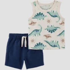 Carter's Just One You® Baby Boys' Dino Top & Bottom Set - Green/Navy Blue 7 Carter's Just One You® Baby Boys' Dino Top & Bottom Set - Green/Navy Blue -Carter's Just One You GUEST 641402c3 8b26 4e27 a1a9 feaabaf36d73