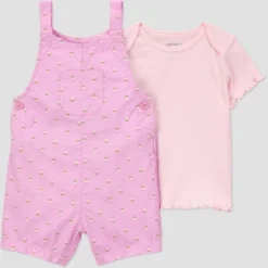 Carter's Just One You® Baby Girls' Geo Shortalls - Purple -Carter's Just One You GUEST 649299bf c411 4b1d 9451 ca1aaa70de83