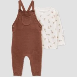 Carter's Just One You®️ Baby Boys' Safari Top & Overalls Set - Brown 11 Carter's Just One You®️ Baby Boys' Safari Top & Overalls Set - Brown -Carter's Just One You GUEST 657a7ac2 4baf 460e ad02 2f12c1704217