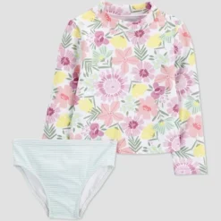 Carter's Just One You® Toddler Girls' 2pc Floral Rash Guard Set -Carter's Just One You GUEST 6692afa0 fd85 4bdb 8a82 6d23014d2f81