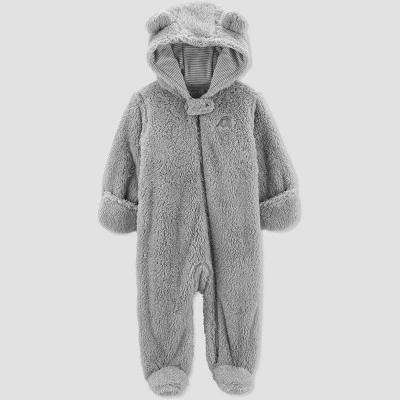 Carter's Just One You®️ Baby Girls' Elephant Jumper - Gray 5 Carter's Just One You®️ Baby Girls' Elephant Jumper - Gray - Image 3