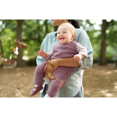 Carter's Just One You® Baby Girls' 2pc Floral Long Sleeve Shirt And Sweater Overall Set - Plum 6 Carter's Just One You® Baby Girls' 2pc Floral Long Sleeve Shirt And Sweater Overall Set - Plum - Image 4